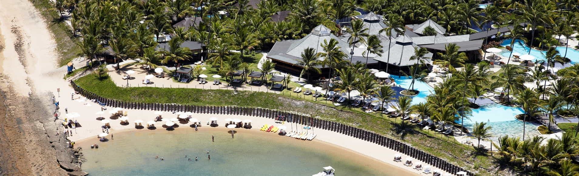 Relaxe em um paraíso tropical: piscina infinita com vista para o mar no Nannai Muro Alto.